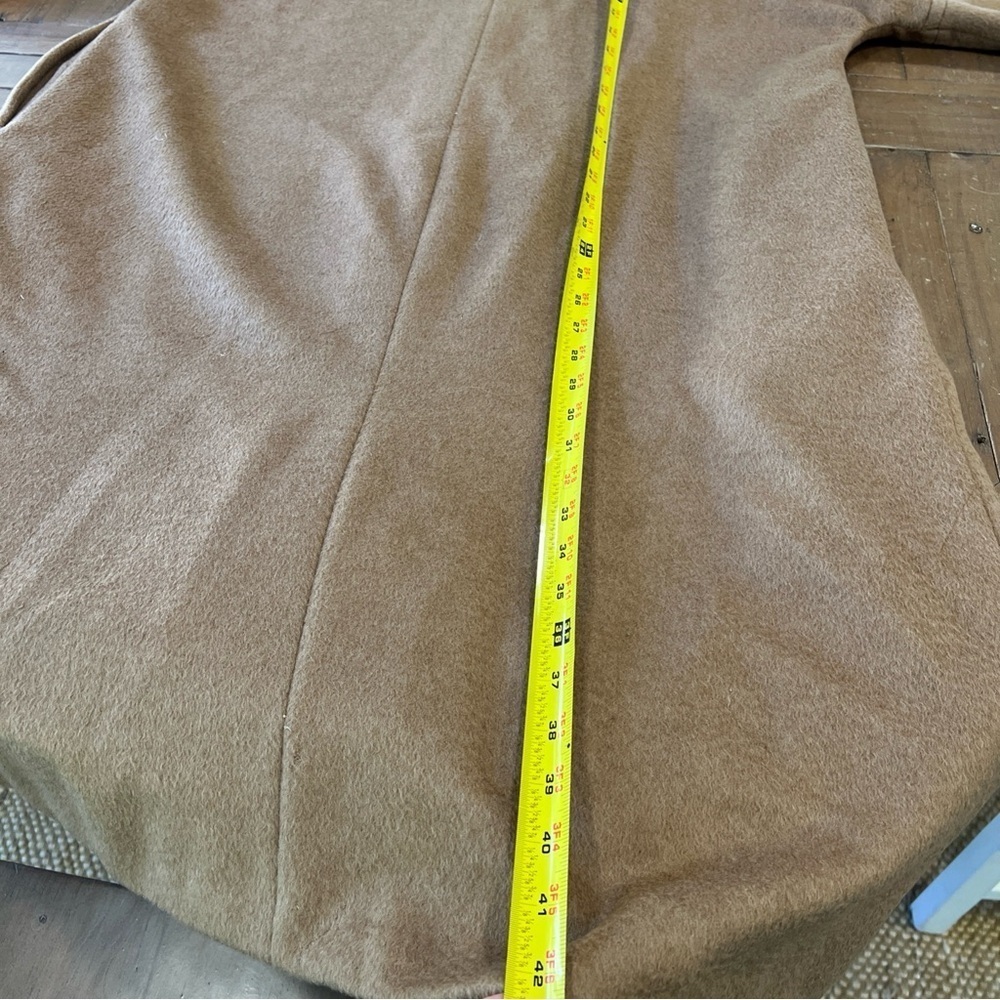 Eskandar Baby Camel Hair Button Front Trench Coat Size 0 US 4 Vintage England - Picture 12 of 13